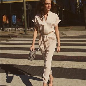 NWT Express Zip Front Utility Jumpsuit